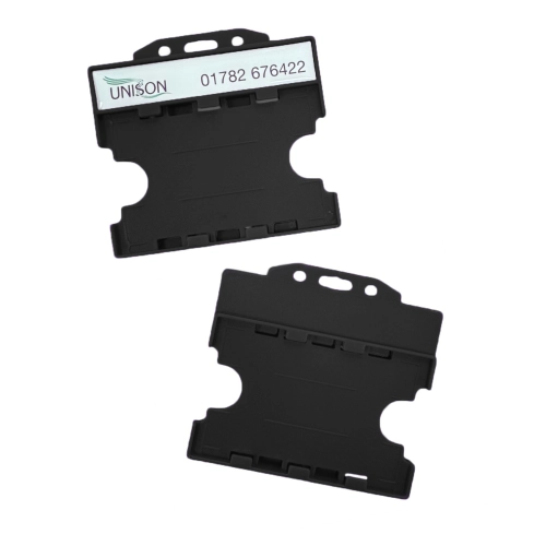 Rigid Card Holder with Resin Dome